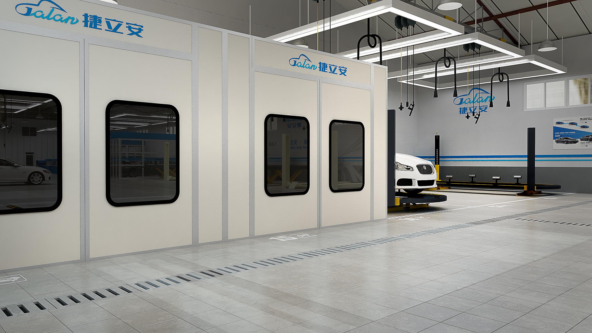 捷立安汽車維修連鎖店空間SI設計