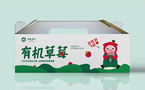 涌禾農場有機草莓包裝設計
