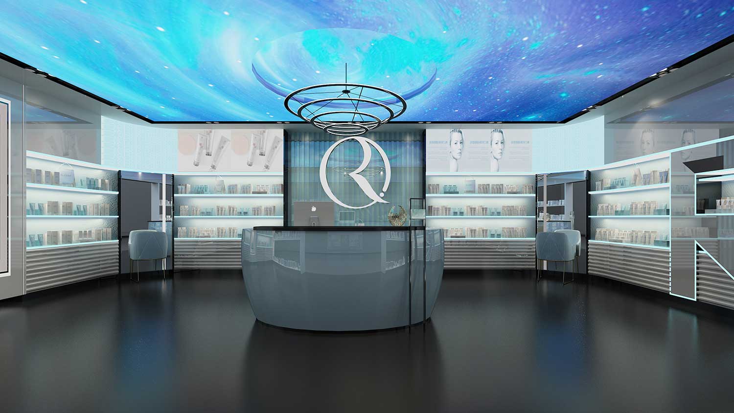 RFANNA瑞梵納化妝品專賣(mài)店空間設(shè)計(jì)