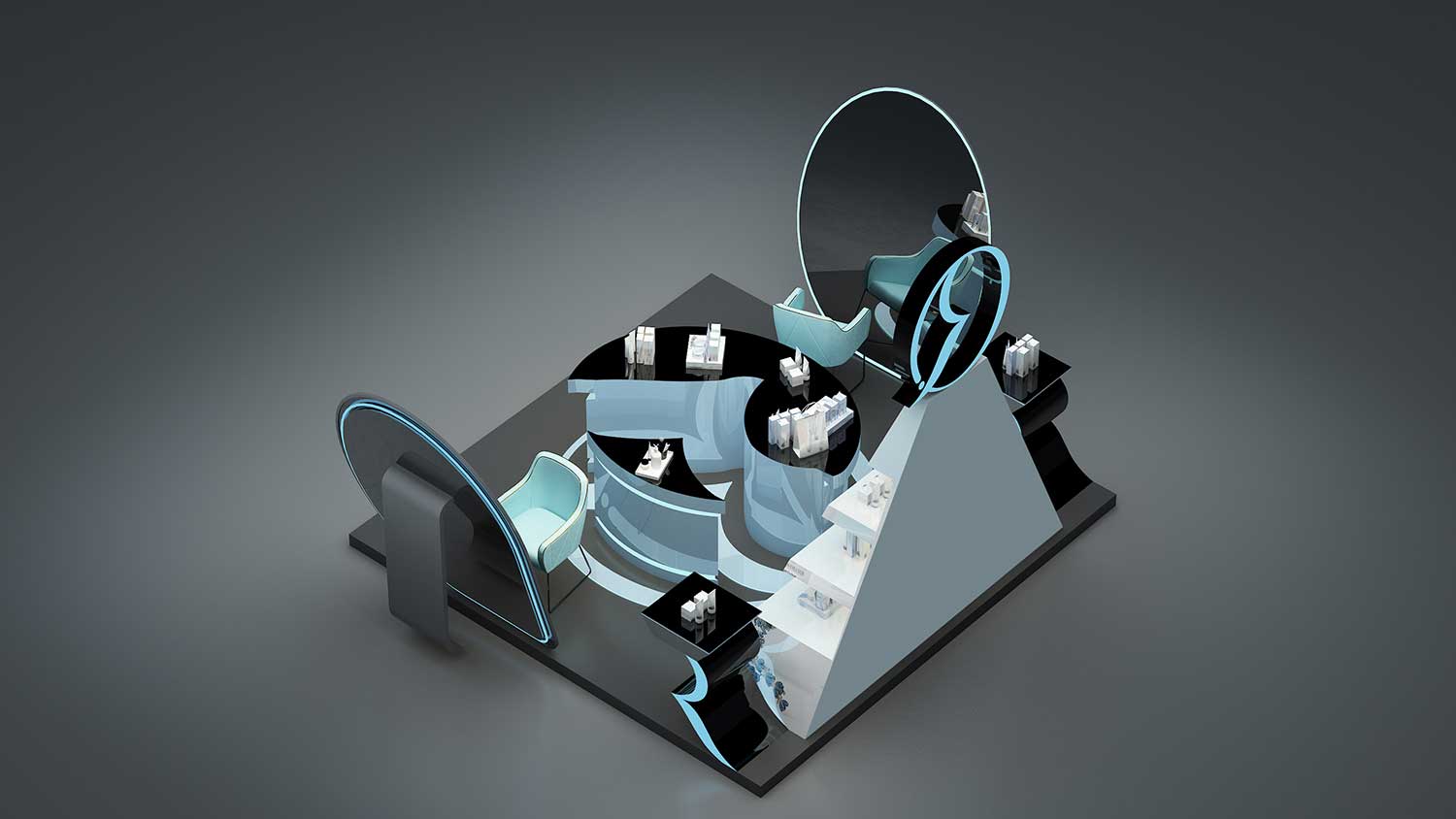 RFANNA瑞梵納化妝品專賣(mài)店空間設(shè)計(jì)