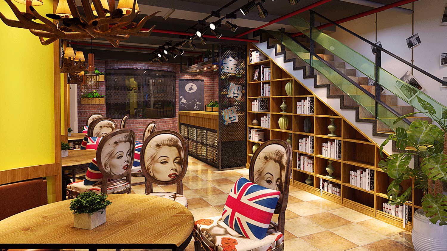 金媽媽時(shí)尚餐飲品牌設(shè)計(jì)與空間設(shè)計(jì)