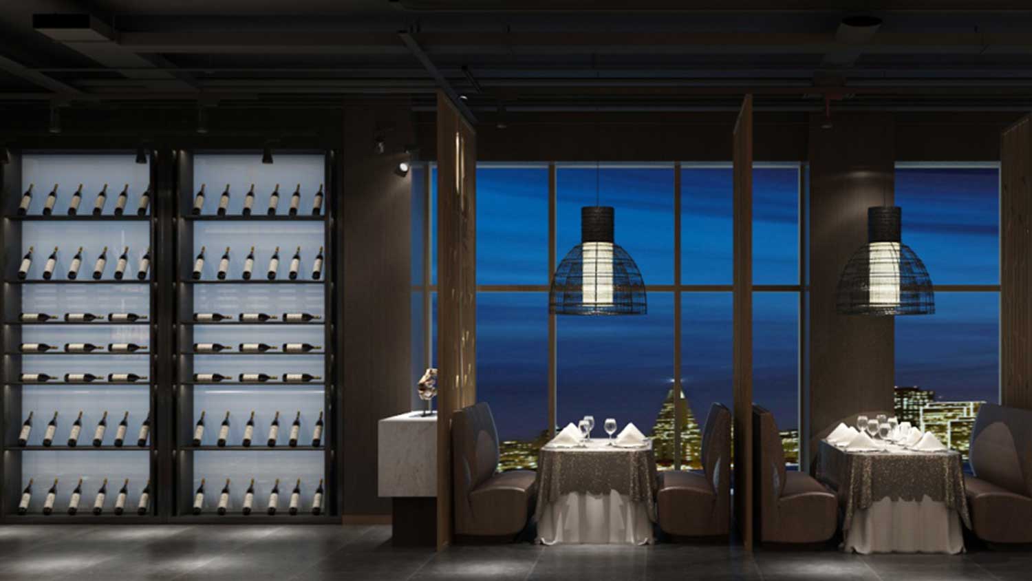 港島印象餐廳餐飲空間設(shè)計(jì)