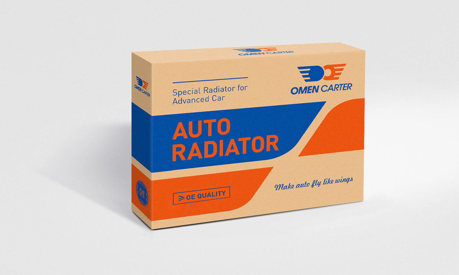 OMEN CARTER 阿曼卡特汽車散熱器汽配品牌logo設(shè)計包裝設(shè)計