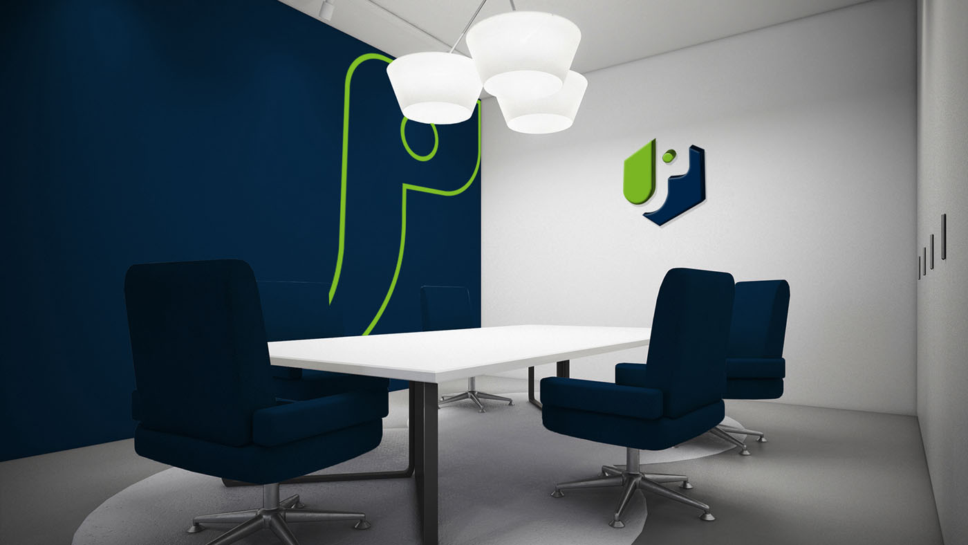 精象重工品牌命名與公司logo設計vi設計，象鼻元素+字母J+六邊形