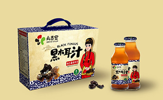 烏吉密黑木耳汁農產品包裝設計-上海農產品包裝設計案例