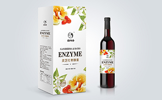蜀陳香水果酵素禮盒紅酒裝包裝設計-上海保健品包裝設計公司