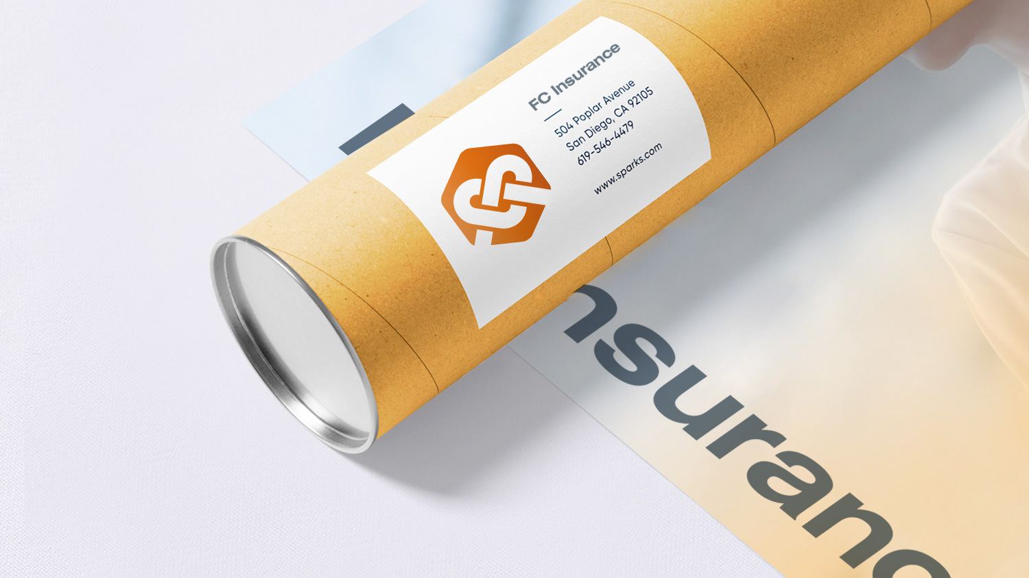 FC Insurance 保險logo設計vi設計提案