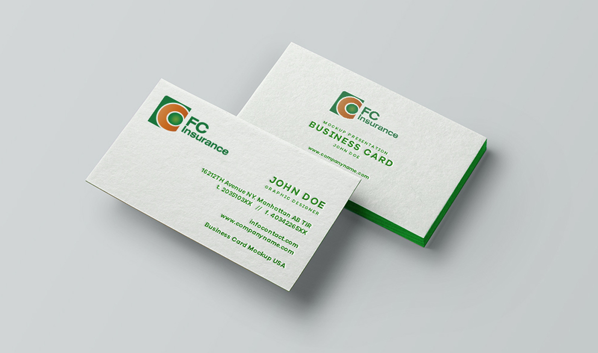 FC Insurance 保險logo設計vi設計提案