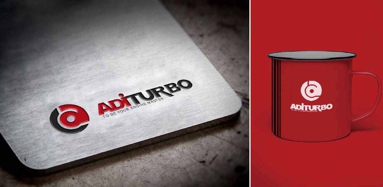 aditurbo 渦能增壓器汽車配件LOGO設計