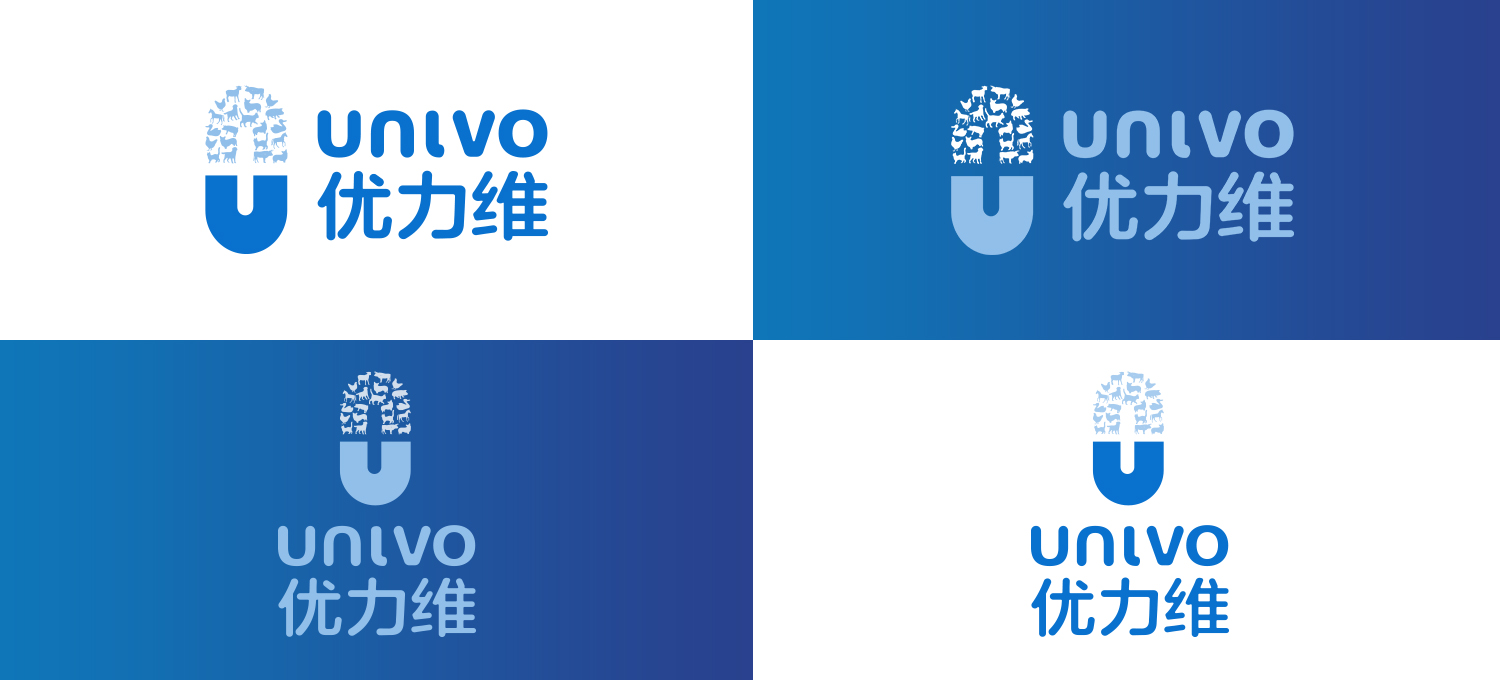 優力維unlvo動物獸藥品牌logo設計