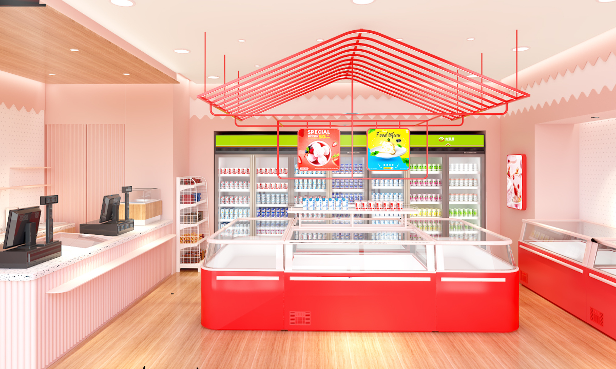 吉雪屋冷凍食品便利店連鎖店鋪空間設計