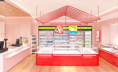吉雪屋冷凍食品便利店連鎖店鋪空間設(shè)計