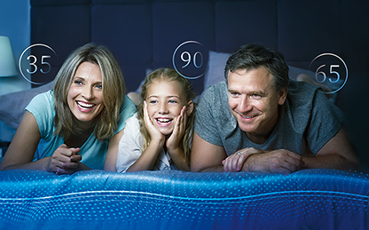 安睡號碼數字睡眠系統(tǒng)與AI空氣懸浮智能床墊廣告宣傳海報設計與賣點策劃