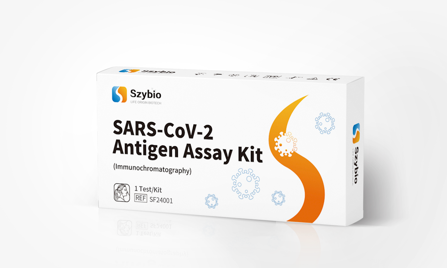 武漢生之源新冠病毒檢測試劑出口產品包裝設計