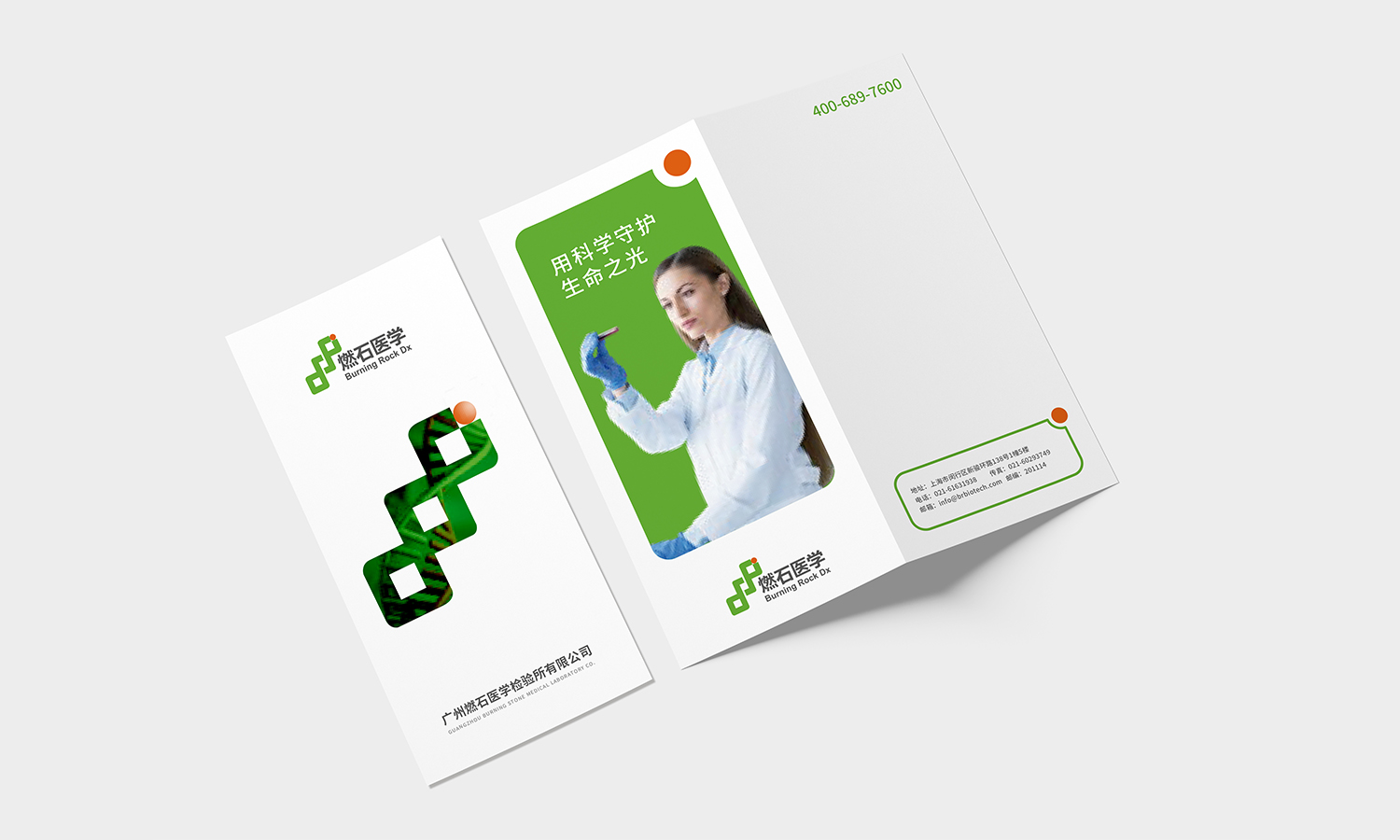 燃石醫學醫療品牌形象vi設計