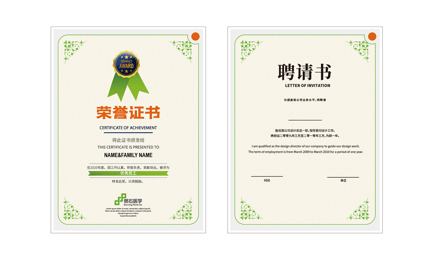 燃石醫學醫療品牌形象vi設計