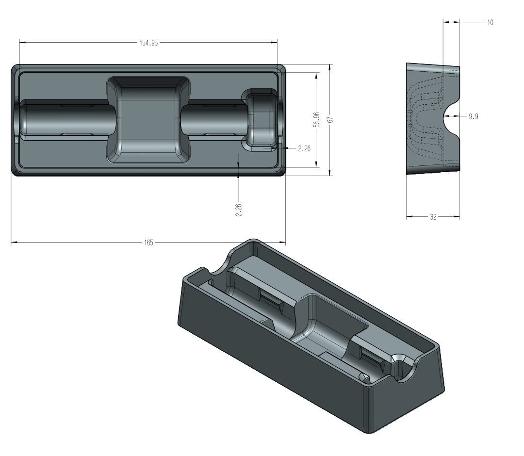 frontier前沿生物特立帕肽注射筆出口產(chǎn)品包裝設(shè)計內(nèi)襯設(shè)計